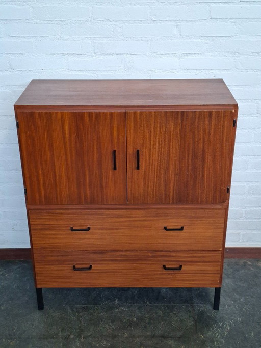 Vintage teakhouten opbergkastje van Simpla Lux