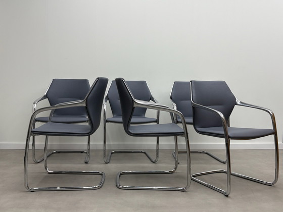 6 x Brunner Ray Sillas de Diseño (Jehs+Laub) – Sillas de comedor, Aluminio (photo 4 of 15)