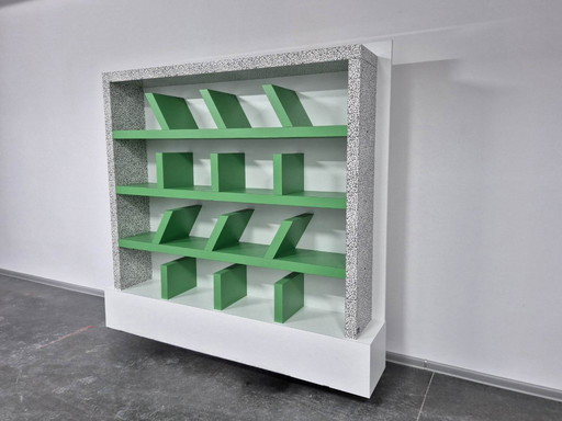 Suvretta Bookcase, by Ettore Sottsass for Memphis Milano