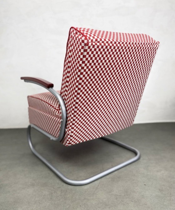 Image 1 of Poltrona Thonet S-411 "Rosso e Bianco"