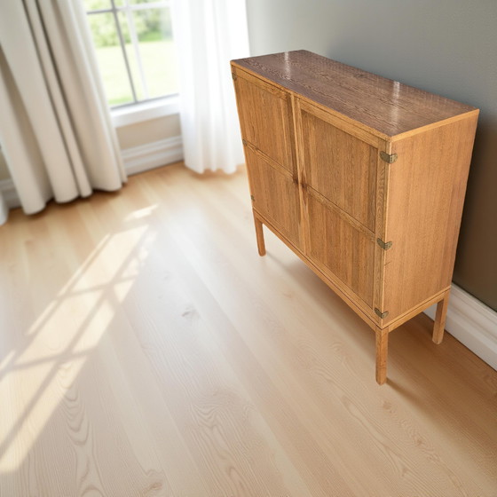 Image 1 of Buffet haut en chêne par Kurt Ostervig pour AB Randers, Danemark années 1960
