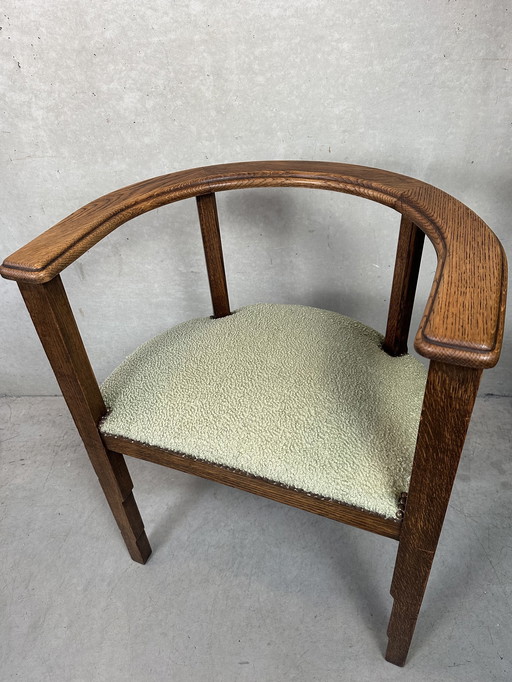 Chaise originale art déco - chêne