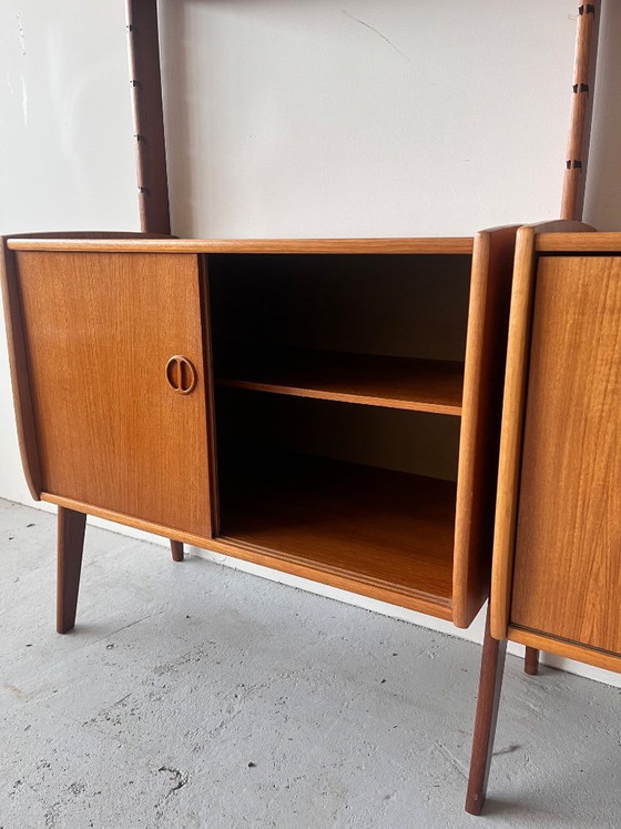 Image 1 of Libreria modulare di John Texmon, Norvegia, anni '60.