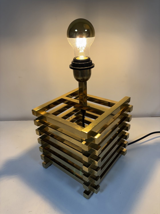 Image 1 of Zeldzaam Designicoon: De ‘Spiga’ Tafellamp – Italiaans Meesterschap uit de Jaren '70