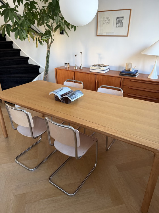 4x Gispen 101 Buisframe Stoelen – Eetkamerstoelen, Metal, Wood (photo 2 of 14)