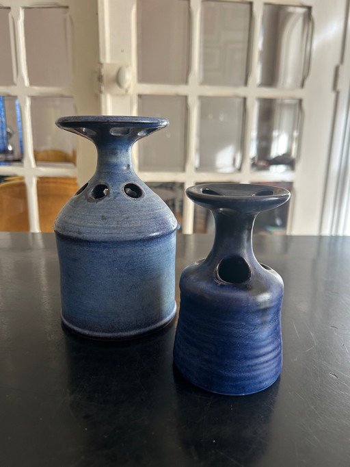 Deux Vases en Céramique de Salins