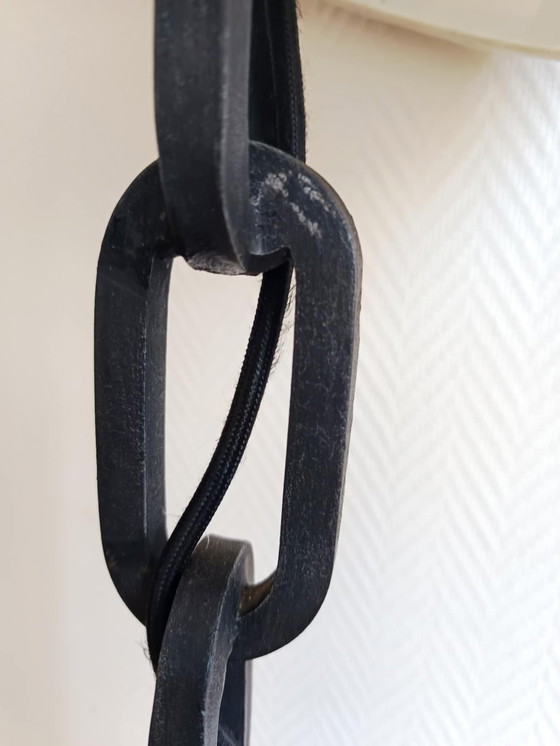 Image 1 of Lampada da terra brutalista in ferro battuto nello stile di Franz West