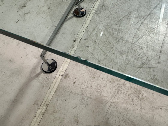 Tecno Nomos — design Sir Norman Foster, 1986 – Dining tables, Glass, Metal (photo 10 of 11)