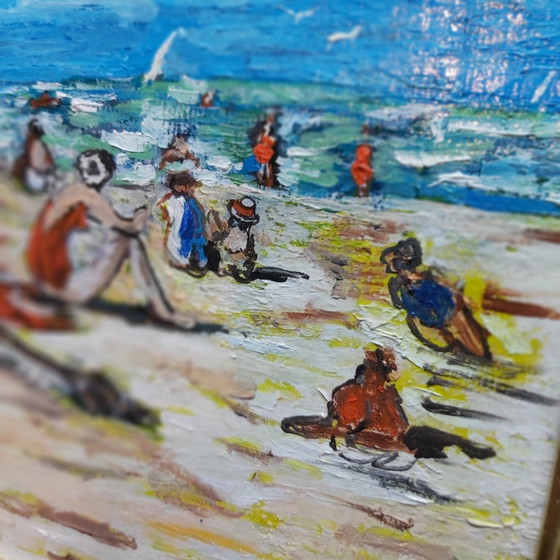 Image 1 of Naive painting on the beach 