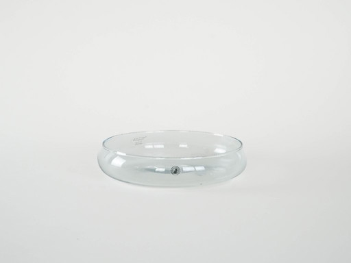 Cuenco de cristal, diseño sueco, años 80, fabricado por IKEA