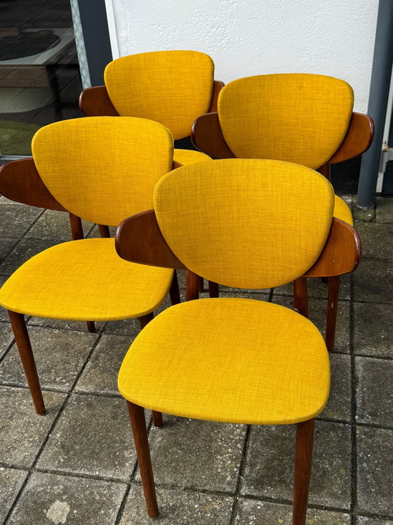 Set di Sedie Design Vintage – Sedie da pranzo, Textile, Wood, 1990 (photo 2 of 12)