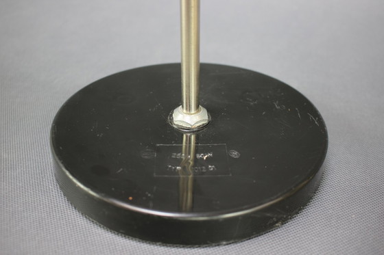 Image 1 of Lampe de table industrielle réglable en bakélite noire / Tchécoslovaquie, années 1970