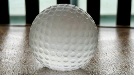 Pelota de Golf de Cristal de Val Saint Lambert – Objetos decorativos (photo 5 of 5)