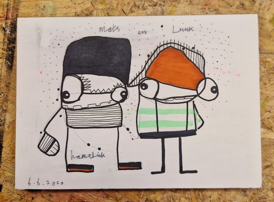 Image 1 of Dibujos originales Hamelink : Buddies