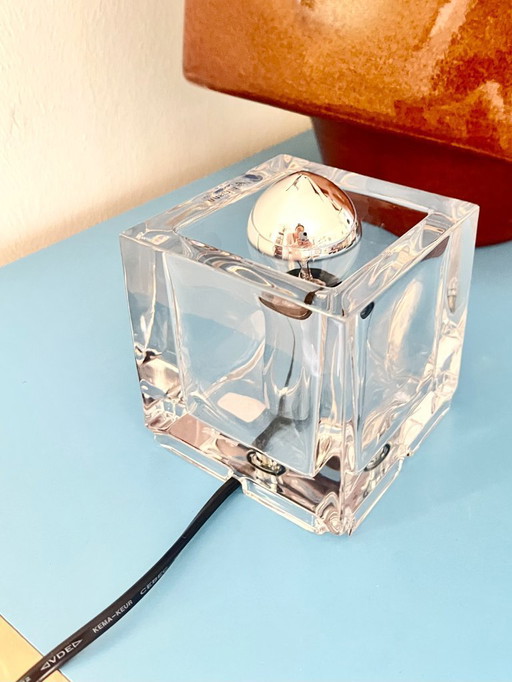 Vintage Cube Glaslampe von Nachtmann Leuchten, 1990er Jahre Modernes Design Licht