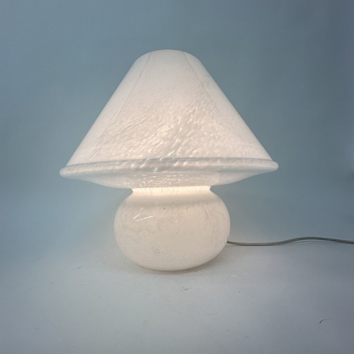 Lampada da tavolo in vetro Limburg Glashütte, anni '70