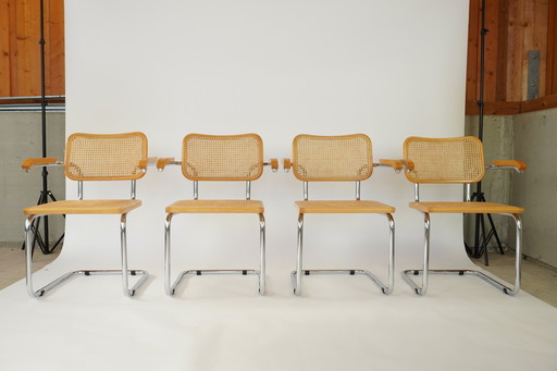 Chaises de salle à manger Style B64 De Marcel Breuer, Lot de 4