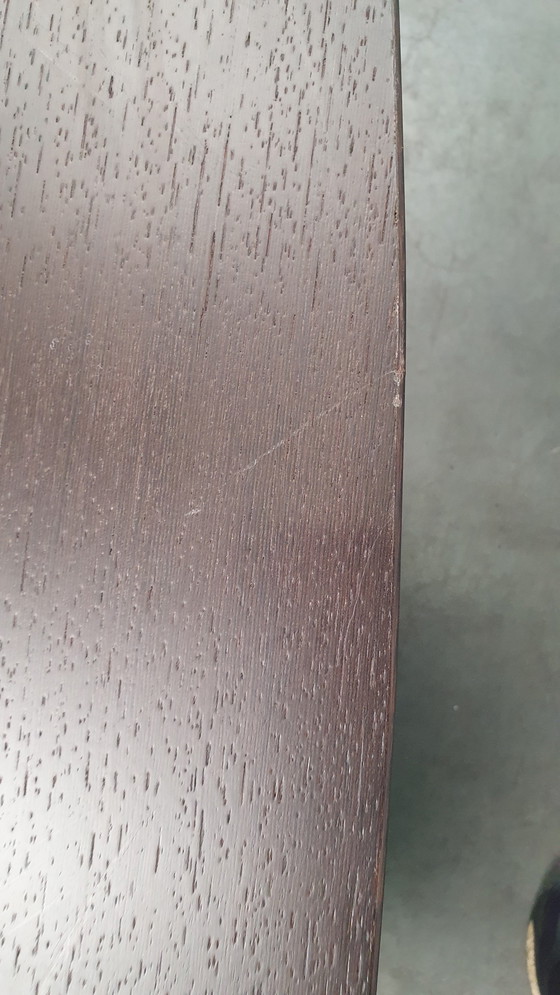 Image 1 of Kei BULO design coffee table organic, dark brown oak veneered