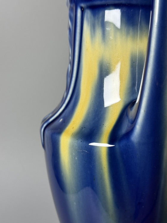 Image 1 of Art Deco Vase – Fives-Lille Earthenware Factory – De Bruyn Factory, c. 1930