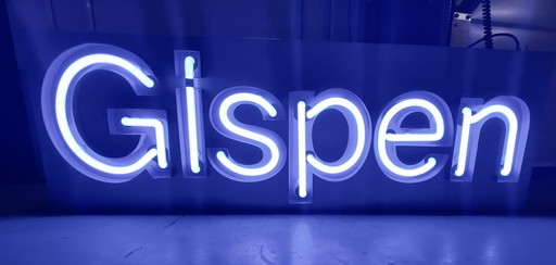 Gispen neon reclamebord 