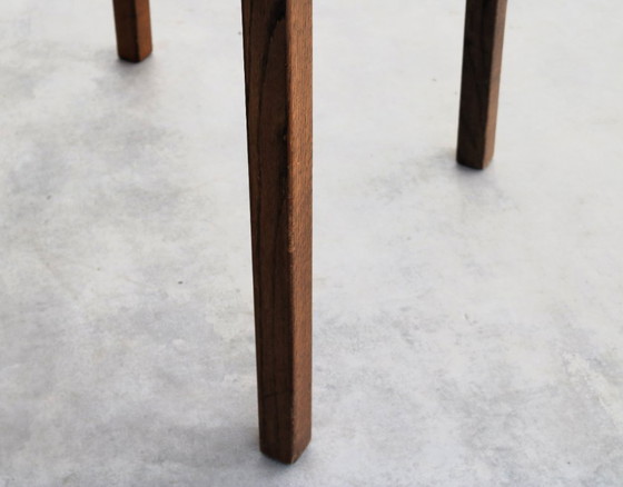 Image 1 of vintage round wooden table