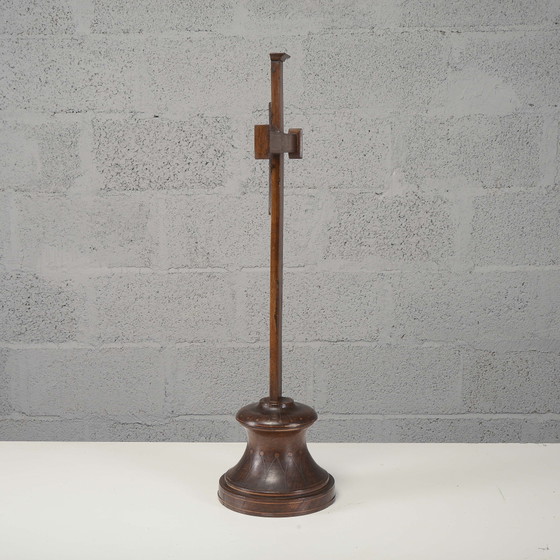 Antica croce intarsiata a filetto del primo XIX secolo – Oggetti decorativi (photo 4 of 11)