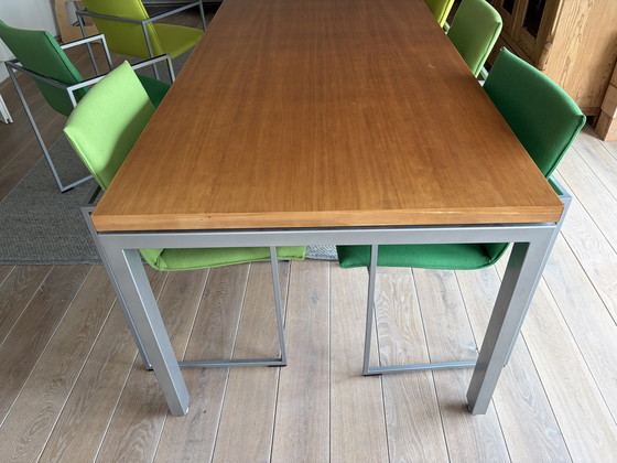 Image 1 of Eetkamerset Arco tafel + 6 stoelen