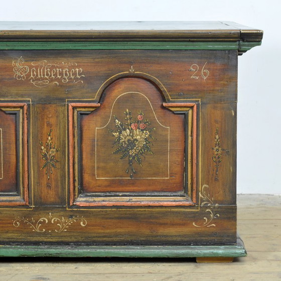 Image 1 of Folk Art Bridal Chest, 1826