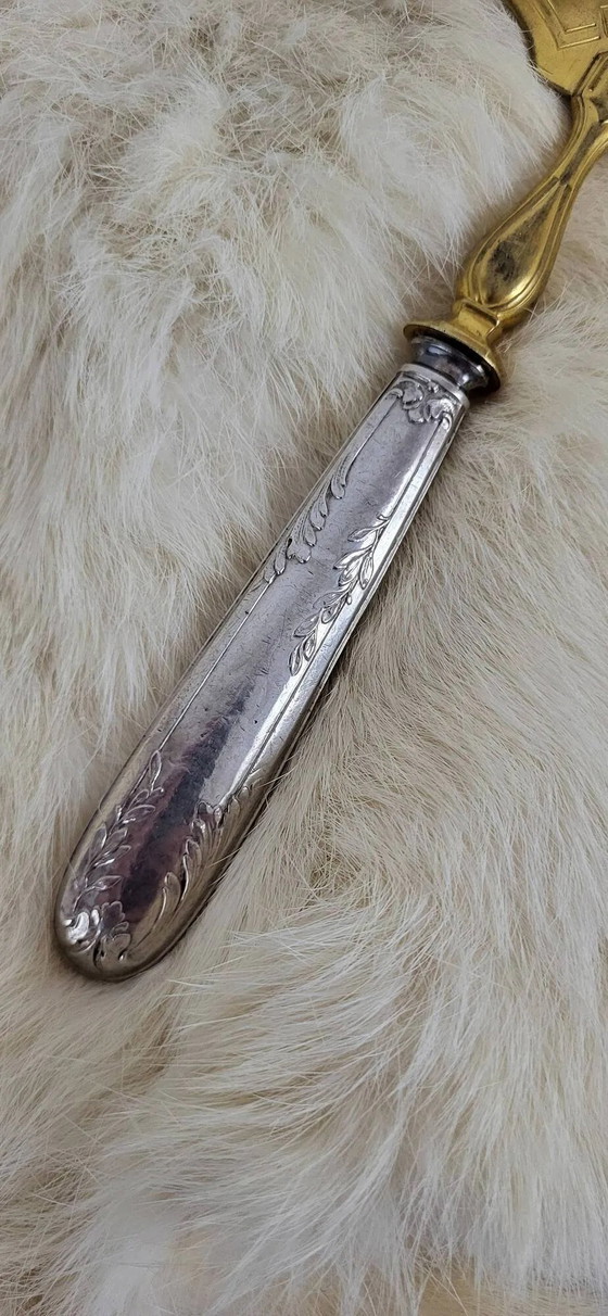 Silver pie server with Minerva hallmark / vermeil – Cutlery Sets (photo 4 of 9)