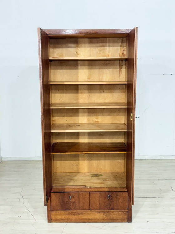 Image 1 of Très belle armoire/penderie/placard d'entrée/placard à linge/étagère vintage de style mid-century