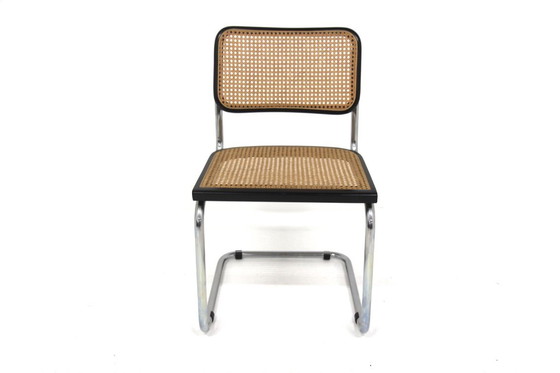 Image 1 of Set of 4 "B32" chairs, Marcel Breuer, Italy, 1990