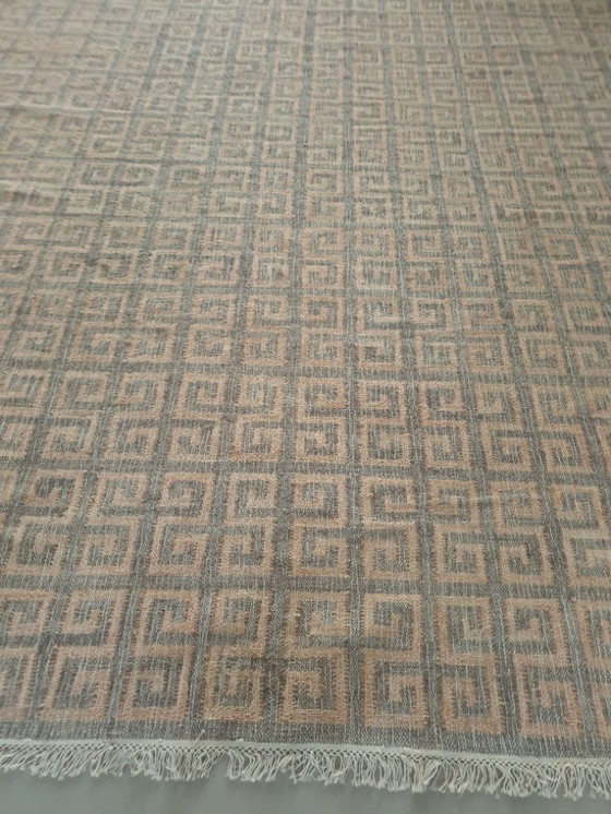 Image 1 of Alfombra de yute anudada a mano, nueva de fábrica