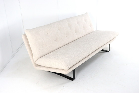 Image 1 of Kho Liang Ie per Artifort Divano a 3 posti C684 nuovo rivestimento vintage
