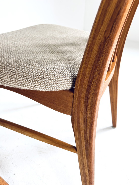 Image 1 of 4x Chaise de salle à manger 'Eva', Niels Koefoed, Koefoeds Hornslet '60