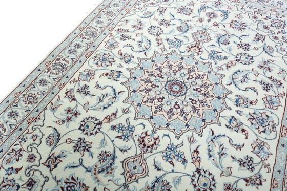 Image 1 of Perzisch tapijt Nain 9 La met zijde - 204 x 137 cm