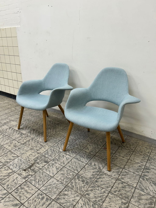 Vitra | Eames & Saarinen | Organic Chair | Light Blue