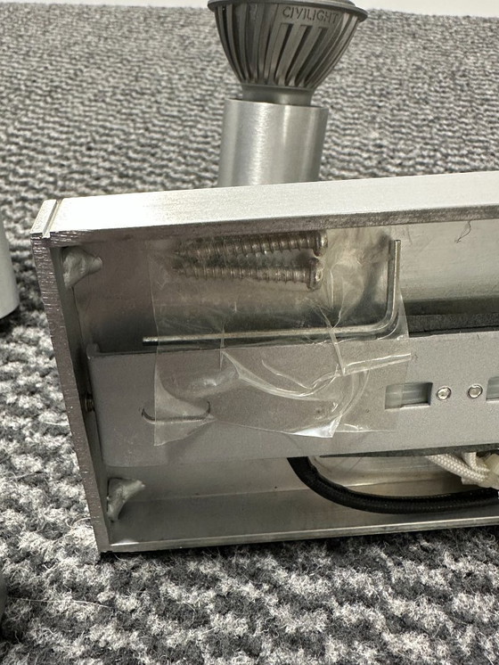 Image 1 of Ceiling/Wall spotlights Lucide 2 x 2 Spots Brushed Aluminum