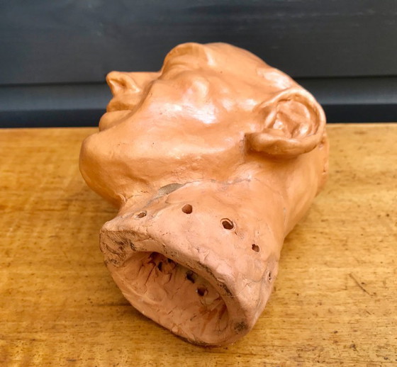 Image 1 of Scultura d'epoca, busto di uomo in argilla