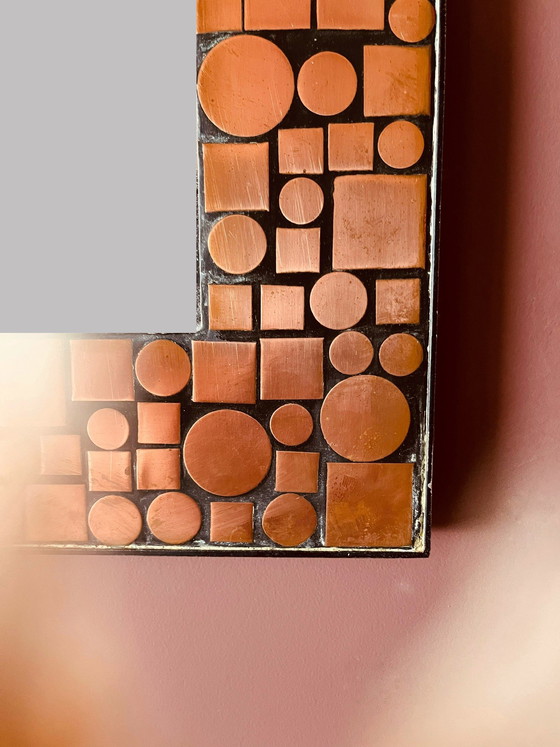 Image 1 of Pièce unique ! Miroir design Herbert Hirche des années 1970