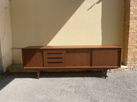 Image 1 of Vintage teakhouten dressoir - Simat - jaren 70