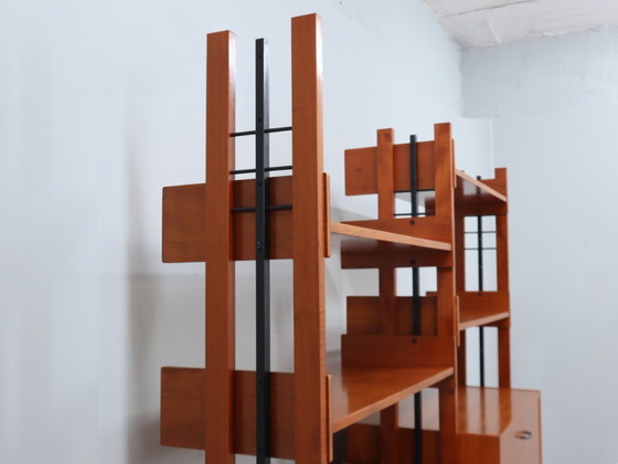 Image 1 of Mid-Century Italian teak bookcase / room divider AV Arredamenti 1960s
