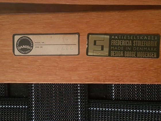 Image 1 of Fauteuil 2256 de Børge Mogensen pour Fredericia 1960