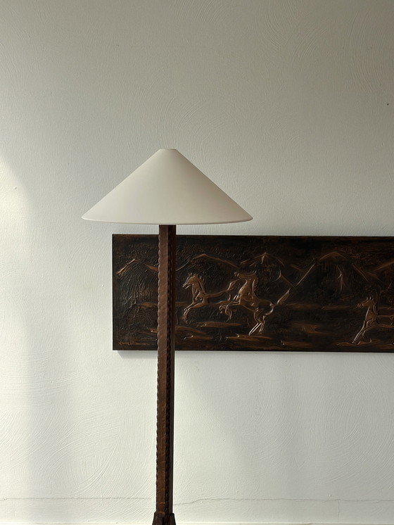 Image 1 of Lámpara de pie Art Déco de la escuela de Ámsterdam