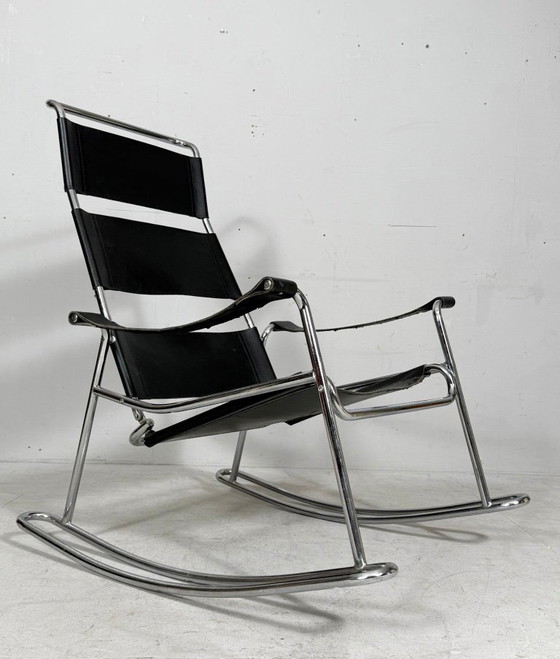 Image 1 of Mecedora de estilo Bauhaus, Francia, década de 1970.