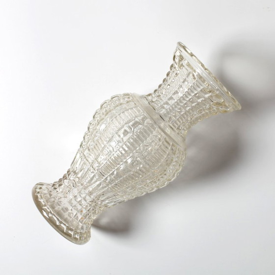 Image 1 of Art Deco Glass Vase: Mid-Century Fidenza Italian Design / 1960s