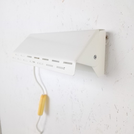 Image 1 of Vintage wall lamp Solid white metal 1980s