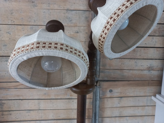 Image 1 of Lampada da terra vintage Steinhauer con doppio paralume, anni '60/'70