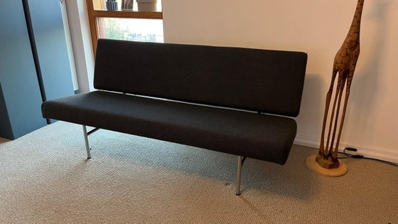 Gispen 1720 sofa, design A.R. Cordemeyer, anthracite, 160 cm, 2 seaters, Wool, Black (photo 3 of 6)