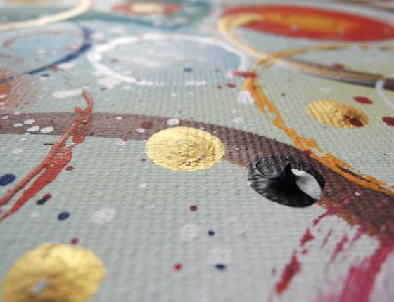 Beautiful XL Painting 'Tree XXL', Monika Spiewak (140x70), Paintings & Drawings, Canvas, Multi Color (photo 12 of 13)