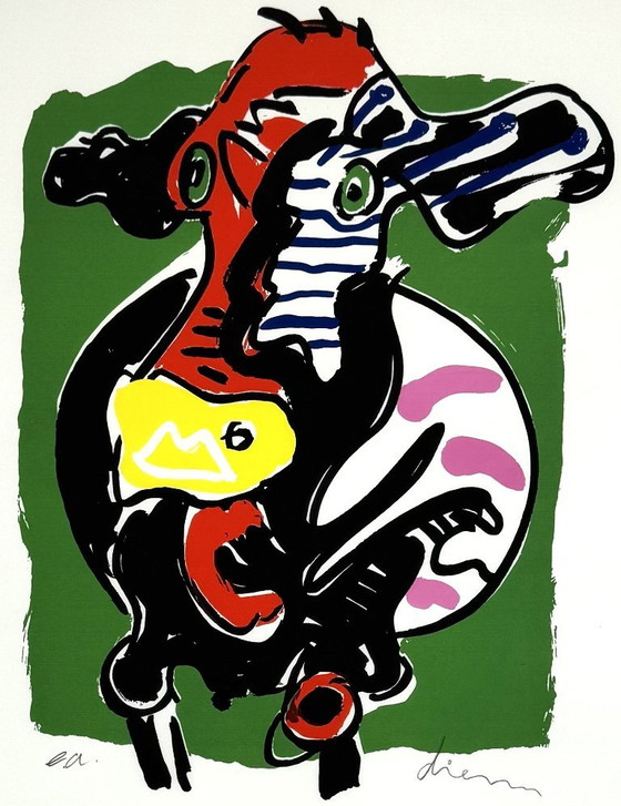 Serigrafia Peter Diem, firmata, colorata, Litografie e stampe, Carta, Metallo, Multicolore, Modern (foto 4 di 5)